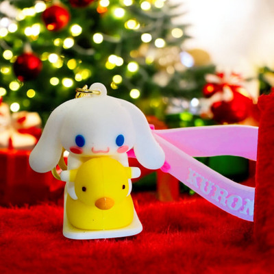 SSAppliances Yellow Kuromi 3D Cartoon - Cute Gift for Kids, Her & Him | Fun Room Decor Key Chain