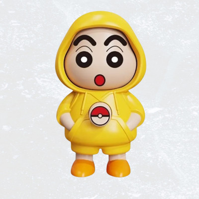 BITWEAVE Shinchan Keychain 3D Rotating – Kids Favorite Key Chain