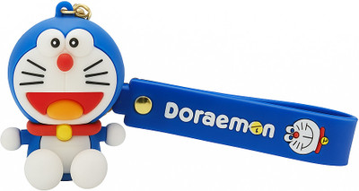 Anii style D-1 Cute Doraemon Character Keychain for Kids – Soft Silicone Key Chain