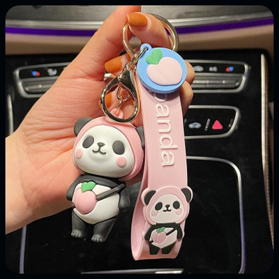 gtrp Keychain-2022 Creative Cute Panda Pendant Cartoon Key Buck Key Chain