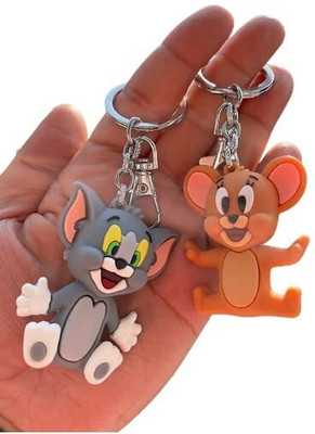 gtrp Tom and Jerry Cute 2 Piece Keychain | Keyring and Bag Hanging ll Key Chain