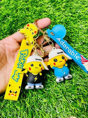 GKM Pikachu from Pokemon combo set attractive keychain Key Chain
