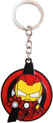 PEARLISH Iron Man Avenger 360 Degree Rotating Keychain Key Chain