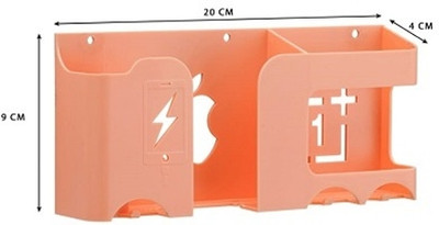 SHIVALAY 5 Compartments Plastic Holder (White) Mobile Holder