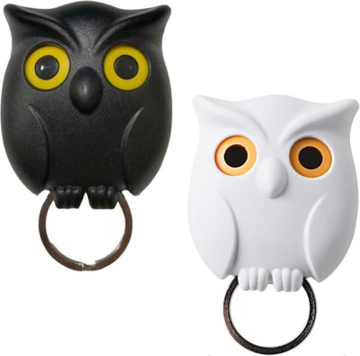 Flexi Madhav Plastic Key Holder(2 Hooks, Multicolor)