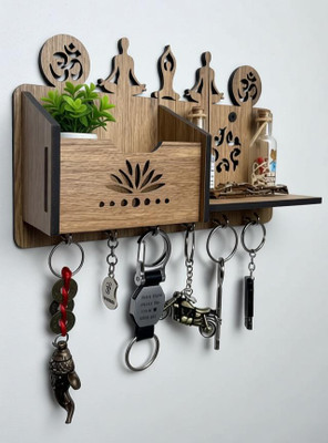 JETAL ART Wood Key Holder(8 Hooks)