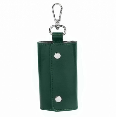 Butterthief INSTABUYZ Leather Key Chain Wallet Leather Key Holder(6 Hooks, Green)