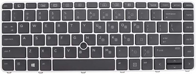 WEFLY for HP Elitebook 840 G3 836308-001 821177-001 819877-001 6037B0113901 Backlit Laptop Keyboard Replacement Key