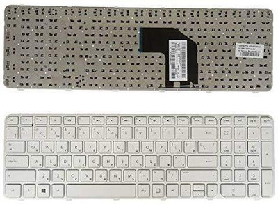 WEFLY Laptop Keyboard for HP Pavilion G6-2000 G6-2100 G6-2300 G6-2332TX Series (White) Laptop Keyboard Replacement Key