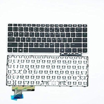 WEFLY Laptop Keyboard for HP 9470M 9470 9480 9480M 702843-001 US Without Backlit Laptop Keyboard Replacement Key