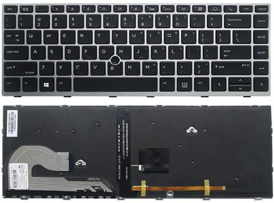 WEFLY for HP EliteBook 740 745 840 845 G5 840 G6 745 G6 with Backlight Laptop Keyboard Replacement Key