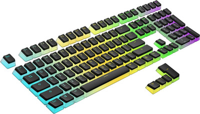 Tobo Pudding PBT Keycaps 129 Double Shot Translucent Gaming Keyboard TD-924KM Desktop Keyboard Replacement Key
