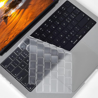 Linum keyboard protector for 2024-2021 MacBook Air 13.6 inch M2/M3 Chip Macbook Air 13 inch M2/M3 Chip Model A2681 A3113 Cover Dust-Proof US Layout Keyboard Skin(TPU Clera)