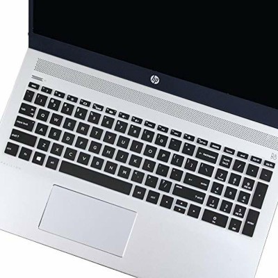 RAYA Silicone Keyboard Cover for HP Pavilion 15 (15-dk 15-ec) Series Gaming Laptops HP Pavilion 15 (15s-du 15s-fq 15s-eq 15s-fr) Series laptop Keyboard Skin(Black)