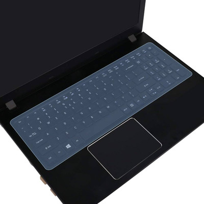 ABHI HUB ABHI SILICONE KEYBOARD PROTECTOR SKIN 15.6 INCH AND14 INCH(TRANSPARENT SKIN) DEKSTOP , ALL LAPTOP Keyboard Skin(TRANSPARENT)
