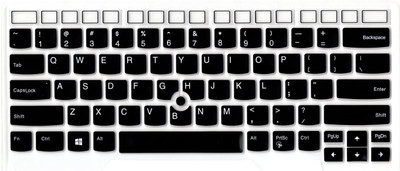 Saco Silicone Keyboard Protector Cover Compatible with - Black Lenovo ThinkPad T460s T470s T480s T490/S T495s 14 inches Thin and Light Laptop Keyboard Skin(Black)