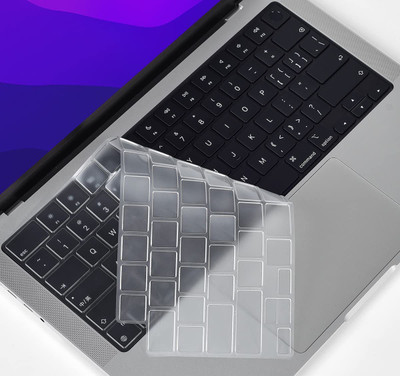 Capsa Premium TPU cover 2022 New MacBook Air 13.6 M2 A2681 Chip Keyboard Skin(CLEAR)