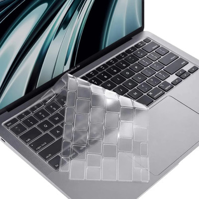 oaky MacBook Air M1 13 inch 2020 Release Model A2179, A2337 Ultra Thin Keyboard Cover MacBook Air Keyboard Skin(TPU Clear)