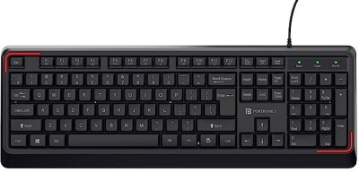 RJTOUCH Ki-Pad USB Wired Keyboard Laptop And Desktop Keyboard Skin(Black)