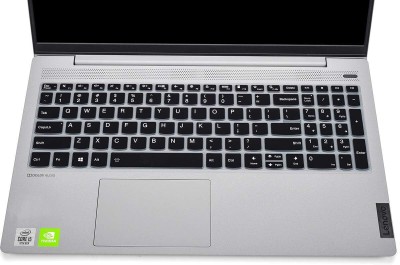 Saco Laptop Keyboard Protector Cover for 2023 Lenovo IdeaPad Slim 3 82KU0238IN | 82H803B6IN | Lenovo V15 82QYA00MIN | 82KDA012IH Series Keyboard Skin(Black)