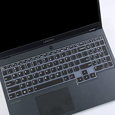 Saco Silicone Keyboard Skin Cover Compatible for Lenovo Legion 5 Gaming Laptop 82B500BHIN - launch year 2020 Keyboard Skin(Black)