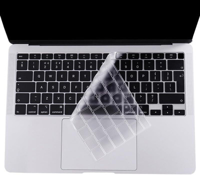 oaky Layout Keyboard Cover for MacBook Air M1 13 inch 2020 Model - A2179 Ultra Thin Protector Waterproof Dust-Proof Keyboard Skin Keyboard Skin(clear)