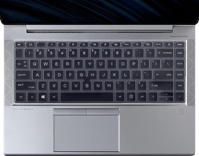 Capsa Premium Silicone cover for HP EliteBook 845 G7 G8 14 inch Notebook with Point Keyboard Skin(TRANSPARENT)