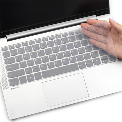 Saco Silicone Keyboard Skin Cover Compatible for Lenovo ThinkBook 14 Inch Laptop 20VDA0XVIH - launch year 2022 Keyboard Skin(Transparent)