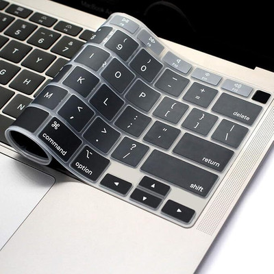 oaky Keyboard Cover Skin for MacBook Air 13 2020 - Silicon Grey MacBook Air Keyboard Skin(Grey)