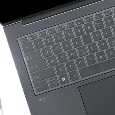 VISHAL Keyboard Protector Laptop Dust Cover for ASUS Vivobook Go 14 2023 E1404FA-NK Series Laptop Keyboard Skin(Transparent)