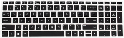Saco Keyboard Skin for 15q-BY003AU 2017 15.6-inch Laptop - Black::Transparent Laptop Keyboard Skin(Black, Transparent)