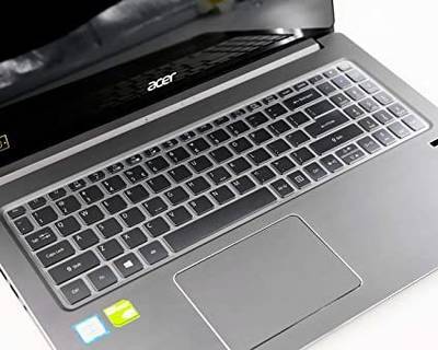 Saco Silicone Skin Protector Keyboard Cover for Acer Aspire 5 N20C5 / Acer Aspire 5 A515-45 Series 15.6 Inch Laptop Keyboard Skin
