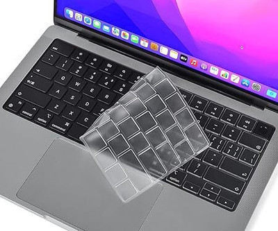 CASOSHIELD M3/M2/M1 MacBook Pro 14 Laptop Keyboard Skin(Clear)
