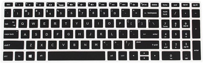 Saco Black,Keyboard Silicon Protector Laptop Keyboard Skin(Black)