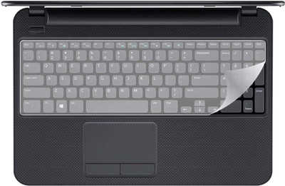 Gizga Silicone Keyboard Protector For 15.6 Inch Laptop Keyboard Skin(Transparent)