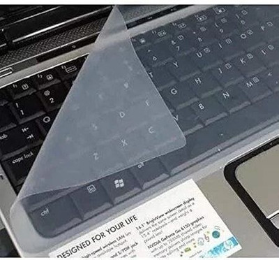 sohil 15.6 inch, Laptop Keyboard Silicon Cover, Laptop Laptop Keyboard Skin(Transparent)