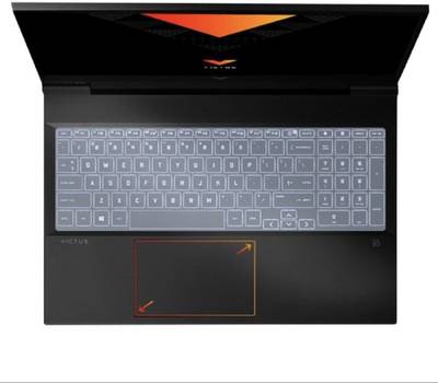 Raya Silicone Keyboard Cover for HP Victus 15 & HP Victus 16 Gaming Laptops HP Victus gaming laptop Keyboard Skin