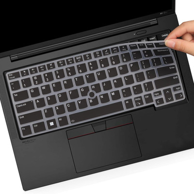 RAYA Silicone Keyboard Cover Only Fit for Lenovo Thinkpad E14 (Gen5/Gen6) & Thinkpad L14 (Gen4) Thinkpad T14s (Gen4) Laptop Keyboard Skin(Black)