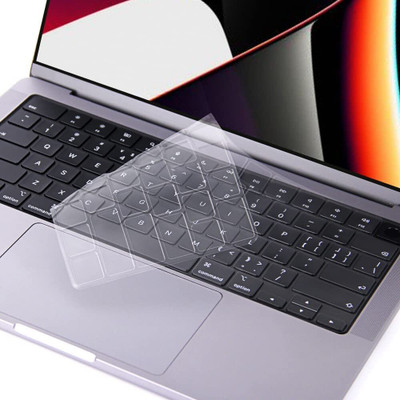 oaky Keyboard Cover Skin for 2024-2021 MacBook Air 13.6 inch & 15.3 inch M2 M3 Chip [A3113 A2681 A3114 A2941] |Pro 14.2 inch 16.2 inch M1 Pro / M1 Max Chip Keyboard Skin(TPU Clear)