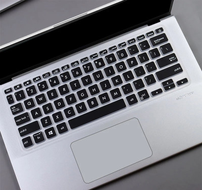Saco Dustproof Keyboard Skin for ASUS VivoBook 14 Inch Thin and Light Laptop X415JA-EB501WS/BV301W/EK092TS (2021) Keyboard Skin(Black)