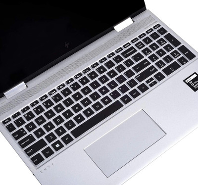 Capsa Black,Keyboard Protector 17.3 Inch Laptop Dust Cover for Envy HP 15s-EQ,15s-DU,15s-EY, 15s-FQ/HP Envy 17 17.3 17t 17M 17-by 17-bs 17-bw Series Keyboard Skin(Black)