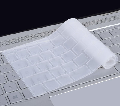 Saco Transparent,Silicone Protector Cover for Laptop Keyboard Skin(Transparent)