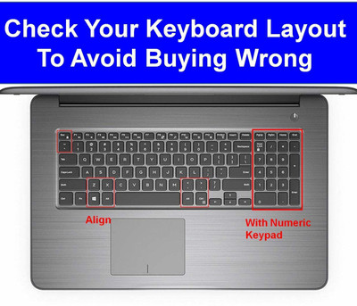 FORITO Engineering-Grade Ultra Thin Keyboard Skin Keyboard Keyboard Skin(Transparent)