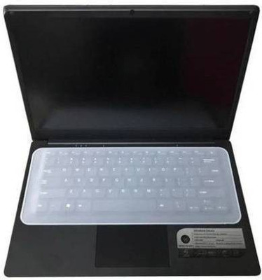 VISHAL Silicone Transparent Keyboard Skin 14 All 14 inch Laptop Keyboard Skin(Clear)