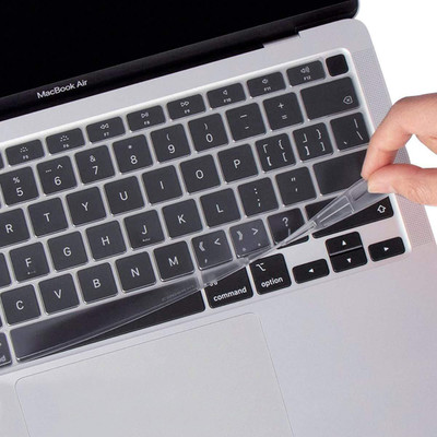 oaky Keyboard Protector Compatible with MacBook Air 13 inch 2020 Release Model A2179 Soft Silicone Waterproof Dust-Proof Ultra Thin Keyboard Skin(Silicon Clear)