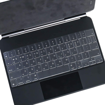 oaky Premium Keyboard Cover Skin for Apple iPad Air 4 10.9 inch 2020 & iPad Pro Desktop Keyboard Skin(TPU Clear)