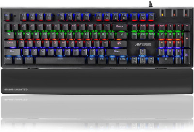 Ant Esports MK3500 Wired USB Standard Gaming Keyboard Compatible with Desktop, Laptop, Mac(Black)