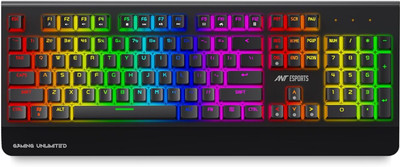 Ant Esports MK4000 Wired USB Standard Gaming Keyboard Compatible with Desktop, Laptop, Mac(Black)