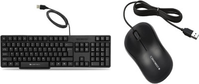 ZEBRONICS K20 keyboard, Comfort Mouse (Pack of 2) Wired USB Standard Desktop Keyboard Compatible with Desktop, Laptop, Mac Easy to Use,Plug and Play,Quick, Comfy Durable body(Black) ZEBRONICS K20 keyboard, Comfort Mouse (Pack of 2) Wired USB Standard Desktop Keyboard Compatible with Desktop, Laptop, Mac Easy to Use,Plug and Play,Quick, Comfy Durable body(Black)