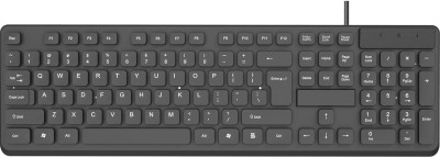 RashMove Elista ELS WK-710 Wired USB Keyboard Black Colour Wired USB Desktop Keyboard(Black)